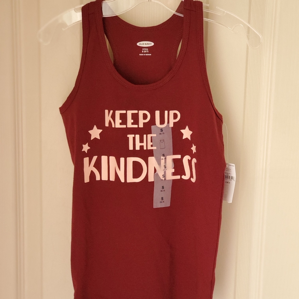 Old Navy Fitted Graphic Racerback Tank